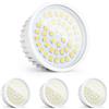 YindaLux 4x Moduli LED 230V, Ultra Sottili Ø50x23mm, 6W 600LM IP44, Angolo 120°, Ricambio GU10/MR16, 4000K/Dimmerabili, per Faretti Incasso Plafoniera Spot