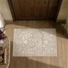 PureCozy Beige Vintage Zerbino Ingresso Interno Tappeto 60x90cm Tappeti | Antiscivolo Lavabile,Scendiletto Ufficio Camera da Letto Piccolo Carpet,Pelo Corto Morbido Rug Carpet