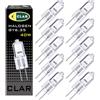 CLAR - Lampadina GY6.35 alogena 40W 12V (Pack 10) | Bianco caldo 2700K; 830 lumen; Ø10 × 38 mm; durata approssimativa di 3.000 h
