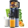 XTKKGFBIR SJ-068 Estrattore Frutta e Verdura a Freddo, Slow Juicer XL 152mm | Motore 400W, filtro 3 in 1 per succo, sorbetto e latte vegetale, capacità 1,8L, BPA Free e lavabile in lavastoviglie.