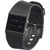 St. Leonhard Orologi da polso da uomo - orologio binario: Orologio da polso binario Future Line con display blu, per uomo (da polso digitale, donna, LED)