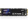 JOIOT SSD Interno NVME 256GB PCIe Gen3x4 M.2 2280 3500 MB/s Lettura 3200 MB/s Scrittura Hard Disk Interno con 3D NAND Unità a Stato Solido per PC Computer Portatili e Giochi Nero
