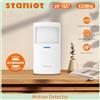 staniot Sensore di movimento Staniot Smart Home rilevatore di movimento PIR protezione di sicurezza indicatore luminoso collegabile funziona con il sistema di allarme,con allarme antimanomissione