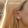 MODIAN 1PC Polsino dell'orecchio 925 Sterling Silver Trendy Punk Orecchini a clip Orecchini geometrici impilabili per le donne Grils Gioielleria raffinata