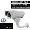 AJXML Nuovo 5.0MP Vechile riconoscimento targa LPR ANPR 5MP IMX 335 Chip 6-22mm POE Camera ONVIF Outdoor impermeabile per parcheggio