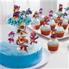 PAW PATROL Decorazione per Torta PAW Patrol, Topper per Cupcake, Accessori per Feste a Tema PAW Patrol, Decorazioni per Dolci Fai-da-Te