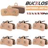 BUCKLOS Pastiglie freno MTB in metallo sinterizzato per D02S N03A Pastiglie freno a disco idraulico per bicicletta Pastiglie freno bici metalliche Parte mountain bike