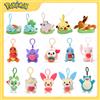 Potdemiel Pokemon Plusle Minun Mew Gengar Bulbasaur Ciondolo Peluche Bambola Carino Togepi Slowpoke Clefairy Sprigatito Portachiavi Peluche Regalo