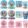 PAW PATROL Piatti e bicchieri Paw Patrol per il compleanno, decorazioni Paw Patrol, tovaglioli Skye, bicchieri, piatti, articoli per feste Paw Patrol.