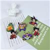 Bandai Anime divertente personaggio dei cartoni animati spilla creativa smaltata distintivo in metallo vestiti gioielli decorativi regalo per gli amici