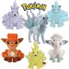 Bandai Pokemon Kawaii Vulpix Ninetales Peluche Cartoon Cute Alola Regione Vulpix Bambole di peluche Cuscino di tiro Regalo di compleanno per i bambini