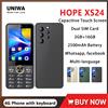 UNIWA HOPE XS24 4G Touch Screen Tastiera Telefono Android 8.1 Dual SIM 3.5 pollici 2GB + 16GB 2500mAh Cellulare Whatsapp Telefono Half-touch