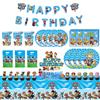 Paw Patrol Dogs Articoli per feste per bambini Cane Skye Palloncini Tazza Piatto Tovaglia Giocattoli Adesivo Baby Shower Decorazioni di buon compleanno