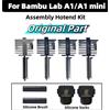 BEGRINT Kit Hotend per Bambu Lab A1, ugello in acciaio temprato, spazzola in silicone, guanti in silicone per parti di stampante 3D Bambu Lab