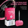 CYCLAMI Camera d'aria per bicicletta ultraleggera 46g per ghiaia 700C X 32C 35C 37C 40C 47C Strada MTB29 Bici TPU Materiale Lunghezza pneumatico FV 45mm
