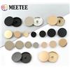 Meetee 10/30 Pezzi Bottoni Piatti Rotondi 10-28mm in Metallo con Gambo per Cucito, Abbigliamento, Artigianato, Decorazioni in Lega, Fibbie, Accessori Fai-da-Te