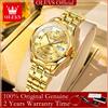 OLEVS Orologio automatico da donna in acciaio inossidabile impermeabile con doppio calendario Orologio da polso da donna d'affari classico di lusso con scala di diamanti