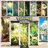TAKARA TOMY Leafeon Pokémon Scroll Decor, tessuto resistente, mostra scene naturali realistiche, per le sale a tema Leafeon, visualizioni di alta qualità