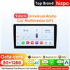 Hizpo 2DIN 9 pollici Android CarPlay Autoradio Universale Lettore Multimediale GPS Navigazione WiFi Bluetooth RDS DSP SWC 4G-LTE Opzionale Senza Canbus