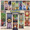 TAKARA TOMY Pokémon Molti personaggi Mewtwo Charizard Ho - Oh Art Fabric Scroll Appeso Poster Series - Retro - Decorazione in stile per gli spazi dei fan