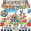 TAKARA TOMY Digimon Decorazione di compleanno Cartone animato Pet Bomboniere Palloncini Sfondo Banner Decorazione torta Forniture per baby shower Regali Giocattoli