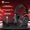 NUBWO Cuffie da gioco wireless NUBWO G07 per PC, PS4, cuffie da gioco PS con microfono fisso MIC con cancellazione del rumore a latenza ultrabassa da 2,4 GHz