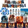 TAKARA TOMY Nuovo Avatar Decorazioni per feste di compleanno Stoviglie usa e getta Piatto Tovagliolo Palloncino di paglia Forniture per feste di compleanno per bambini Regali per baby shower