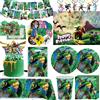 TAKARA TOMY Gioco di avventure Zeldaa Decorazione per feste di compleanno Stoviglie Tovaglie Tazza Piatto Portatovaglioli Baby Shower Gioco leggenda Bomboniere