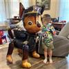 PAW PATROL Palloncino Gigante da 45 Pollici a Tema Paw Patrol, Palloncino in Foil di Chase per Feste di Compleanno per Bambini e Ragazzi, Decorazioni a Tema Paw Patrol