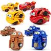 Bandai Hot Toy Story: Auto Trasformabili Lightning Q-Style, Modelli da Corsa a Forma di Uovo, Regali Giocattolo per Amici