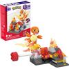 Bandai Charmander Mega Pokémon HTH86 (senza scatola) Giocattolo da costruzione con movimento, tipo Fuoco, Twist 81, con blocchi da costruzione