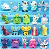 TAKARA TOMY Peluche Pokémon Oshawott Caterpie Scolipede Zorua Chikorita Lugia Shinx Zygarde Core 10-25cm, Bambola Anime Imbottita, Regalo di Compleanno