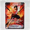 Bandai 2025 One Piece Portgas.D.Ace Leader Card OP16-001, Carta da Collezione Singola Ultra Rara in Stato Impeccabile, con Texture Olografica Fai-da-te, per Anime TCG