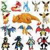 TAKARA TOMY Set di Peluche Pokémon: Rayquaza, Charizard, Eeveelutions, Lucario, Greninja, Bambole Morbide Imbottite, Oggetti da Collezione per Fan di Anime