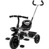 Hypermotion Triciclo Hypermotion Tobi Vector con maniglione, ruote a pompa continua, multifunzionale per bambini dai 1 ai 4 anni.