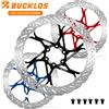 BUCKLOS Dischi Freno BUCKLOS per Bicicletta 140/160MM, Rotore per Mountain Bike 180/203MM, Dischi Freno Idraulici per Bicicletta con Dissipazione del Calore
