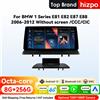 HIZPO Autoradio Android Hizpo da 10,25 pollici per BMW Serie 1 E81 E82 E87 E88 2006-2012 CCC CIC con CarPlay integrato, Android Auto, 4G, WiFi, GPS, Navigazione, BT, Stereo
