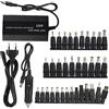 BOLORAMO Alimentatore Universale per Caricabatterie per Laptop da 120 W, Caricabatterie per Notebook da Auto con Adattatori da 34 Pezzi, Uscita CC 12 V-24 V, Compatibile con HP Dell Asus(Regolamenti europei)