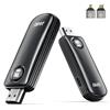 MpioLife 2027 Wireless TV Transmitter and Receiver, 5.8G Low Input Lag, Plug&Play | Trasmettitore ricevitore HDMI senza fili 1080P per trasmettere video da PC/Laptop a HDTV/Projector, Extender per Office/Home
