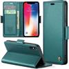 Phernykas Custodia a Libro Portafoglio per iPhone X & iPhone XS, RFID | 3 Slot - Per Pendolarismo, Flip Cover Doppia Fibbia Magnetica, Pelle PU Anti-Macchia, Supporto, Lavoro, Telefono Libretto
