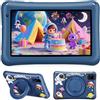 BISAIKASOW Tablet Bambini 7 Pollici, Tablet Educativo con Controllo Parentale, 8GB+64GB (Espandibile 256GB), Octa-Core, Batteria 5800mAh, Fotocamera 5MP+8MP, Software per Bambini Preinstallato, con Custodia