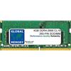 GLOBAL MEMORY Memoria RAM da 4 GB DDR4 2666 MHz PC4-21300 260 PIN SODIMM compatibile con RETINA 5K IMAC da 27 (2019/2020)