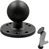 Haelyze Supporto a sfera da 1,5 pollici, lega di alluminio, dimensione C, sfera da 38 mm con foro AMPS base piastra rotonda, compatibile con RAM, adatto per staffe braccio a doppia presa