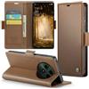 Phernykas Custodia a Libro Portafoglio per OPPO Reno 12F/ Reno 12FS, RFID | 3 Slot - Per Pendolarismo, Flip Cover Doppia Fibbia Magnetica, Pelle PU Anti-Macchia, Supporto, Lavoro, Telefono Libretto