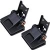 Vsttar 2 cerniere antipolvere per giradischi per diversi modelli di giradischi | Dustcover - Albero rotante compatibile con Yamaha P-200/P-220/Sony-PS-11/PS-22/PS-212/Siemens-RW777/Mitsubishi-DP-5/Akai AP