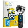BROTECT Pellicola Vetro per DJI Osmo Pocket 4P | (Display + Lente) 3 Pezzi Chiara Protezione Schermo Made in Germany Durezza 9H Anti-Graffio Glass Screen Protector