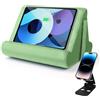 Sttargxing Supporto per tablet multiangolare per tablet, supporto per tablet e tablet, con tasca a rete e supporto di colore casuale per poggiapolsi, divano e letto, universale per telefono e Pad (verde)