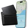 Nomad Scheda di tracciamento Air Black, Slim Card Tracker con IPX7 impermeabile e antipolvere, compatibile con Apple Find My, approvato TSA, batteria di 5 mesi, ricaricabile wireless, solo iOS