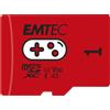 EMTEC MicroSDXC Gaming 1TB UHS-I U3 V30 A2, ad alta velocità fino a 100 Mbps, compatibile con Nintendo Switch, Wyze, GoPro, smartphone, tablet, videocamere di sicurezza, droni, video 4K, rosso