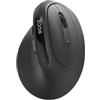 ZODE Mouse verticale ergonomico wireless VM4000, Bluetooth 5.0 e 2.4G | Mouse wireless ricaricabile con 7 livelli di regolazione fino a 4000 DPI, 6 pulsanti, fino a 3 dispositivi